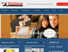 Tablet Screenshot of challengeofficeproducts.com